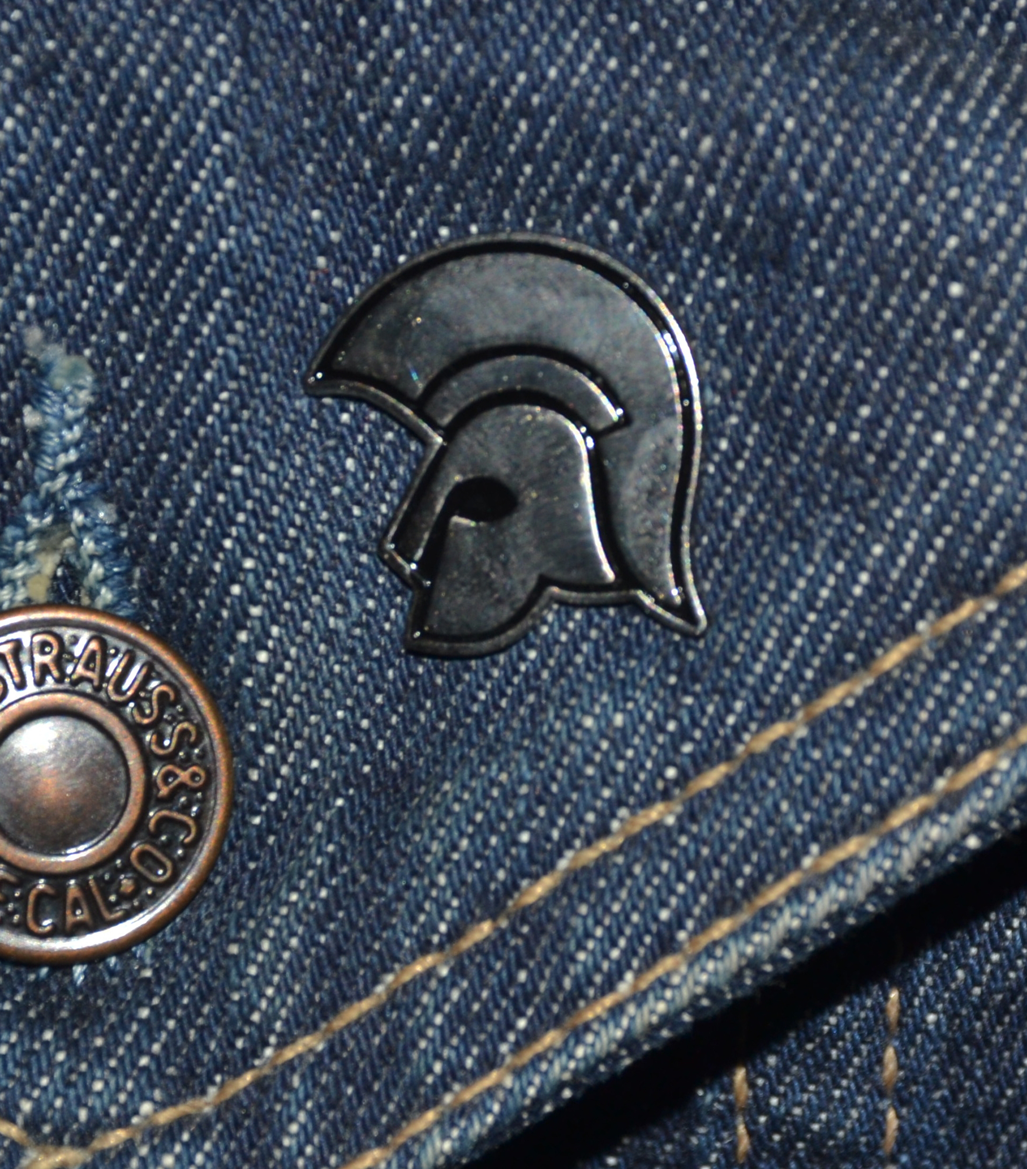 Trojan Records Helm Pin Trojan Records Helm Pin