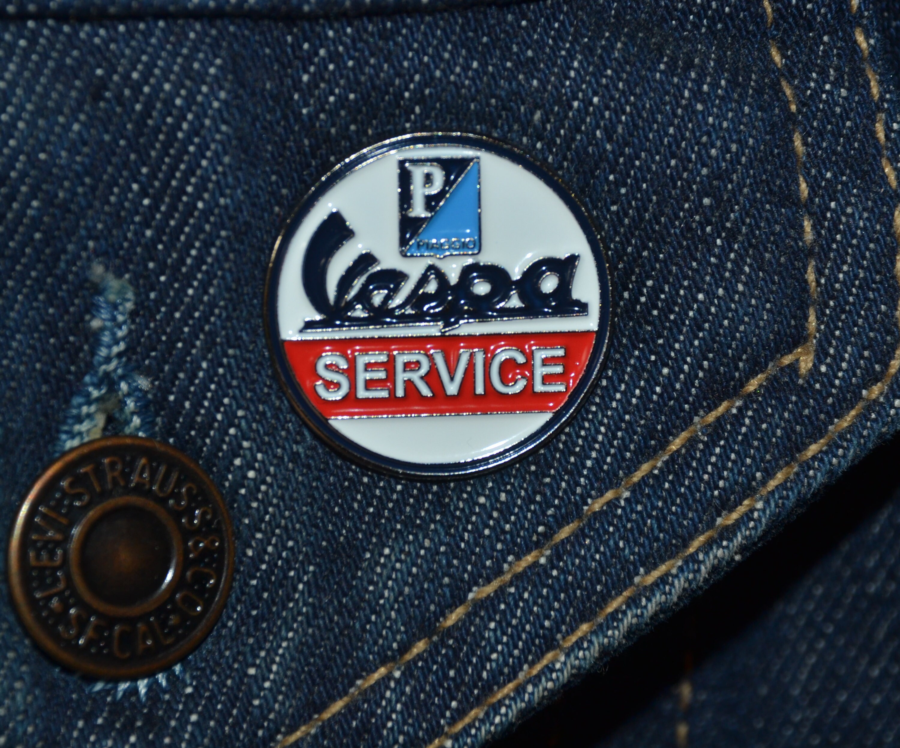 Vespa Service Pin Vespa Service Pin