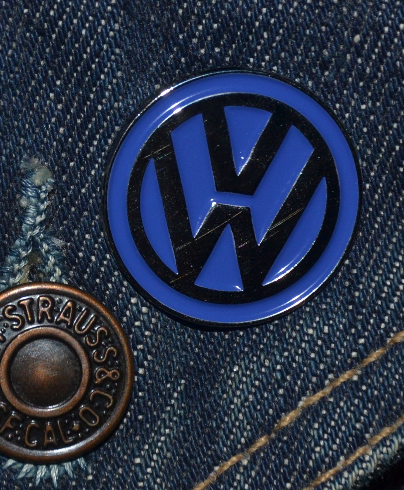 VW Pin Blau 1967-1978