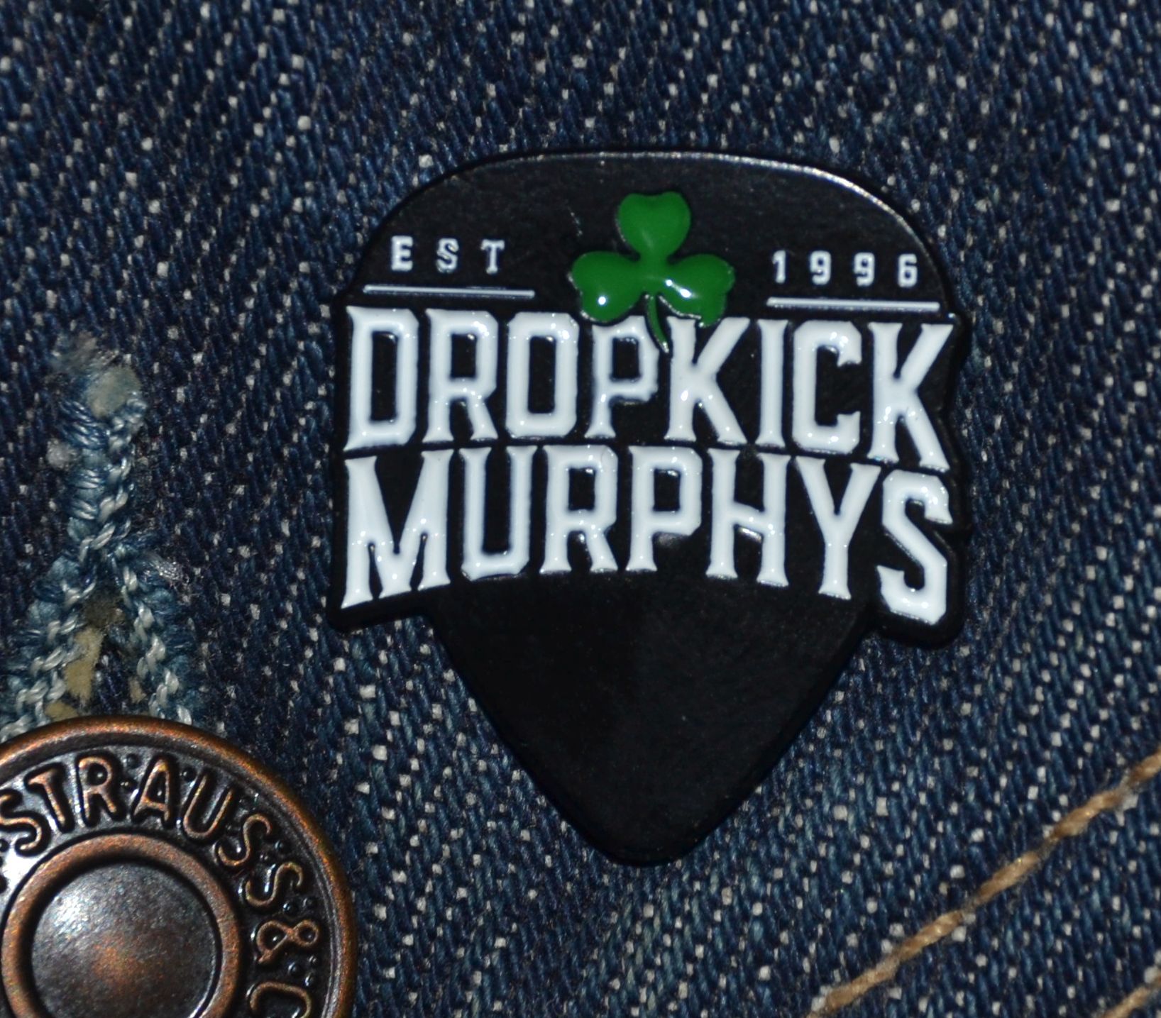 Dropkick Murphys Guitar Pick Shape Pin