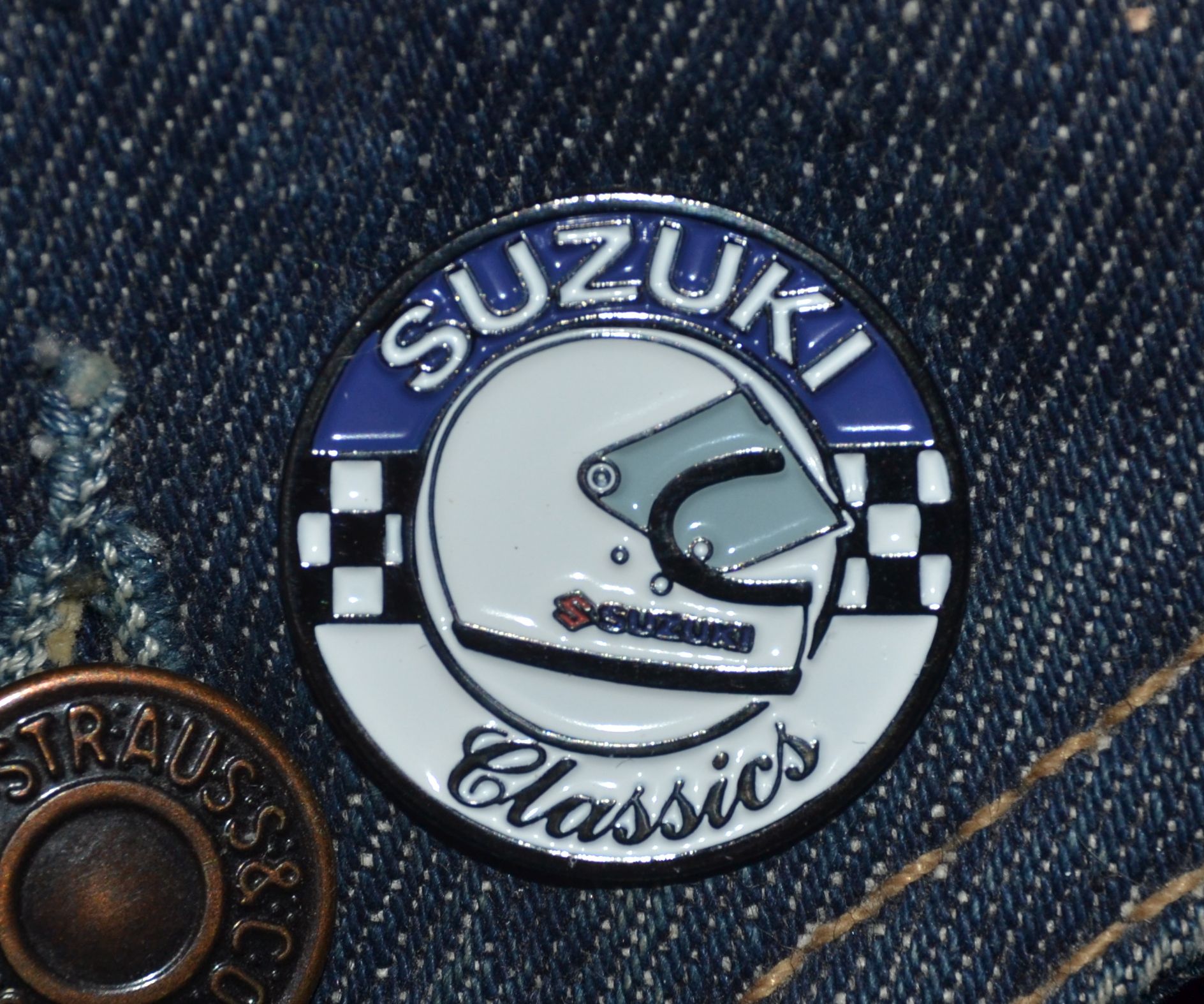 Suzuki Classic Motorcycle Pin
